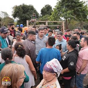 Municipalidad de CDE se solidariza con familias desalojadas de la Finca 66