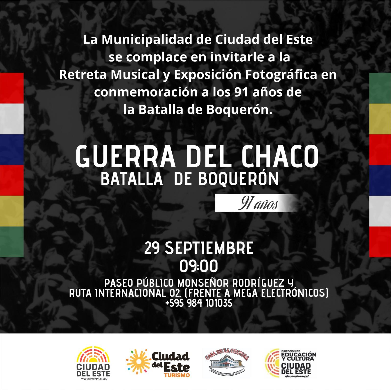 Municipalidad de CDE honrará la memoria de los héroes del Chaco