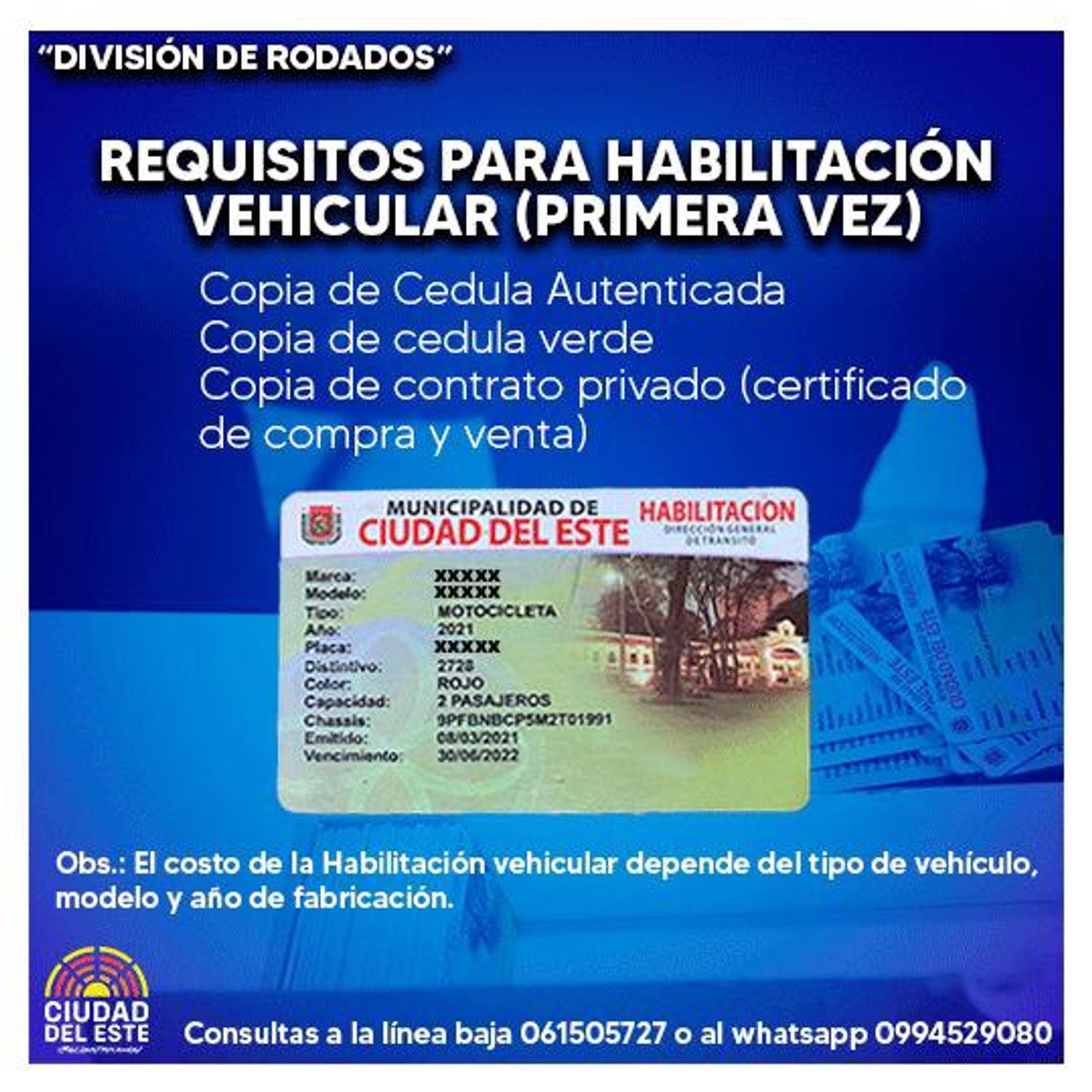 Habilitación vehicular